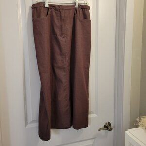 Vintage Tilley Endurables - Midi-length Skirt with Deep Pockets